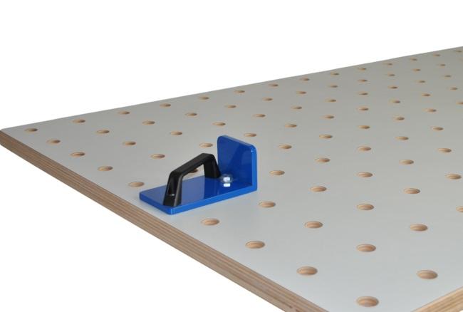 Klemmeenhet til hullplatebord 360° pris. pr. stk.